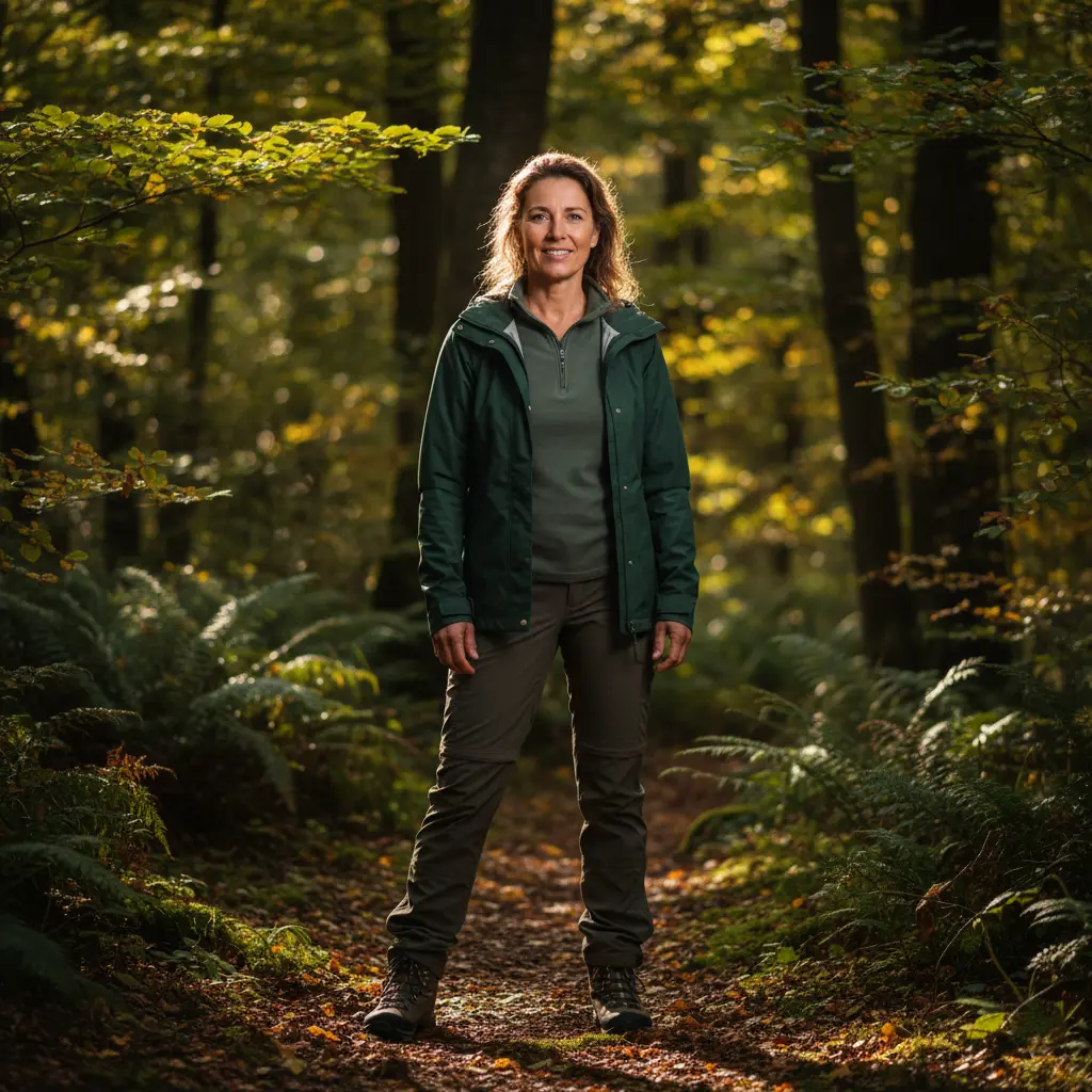 Outdoor environmental portrait in natural setting